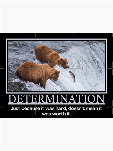 Determination Demotivational Poster Premium Matte Vertical Poster sold ...