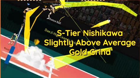 The Spike Volleyball S Tier Nishikawa Gold Grind For Jaehyun Skill Up