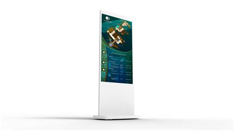 Freestanding PCAP Touch Screen Posters 50 55