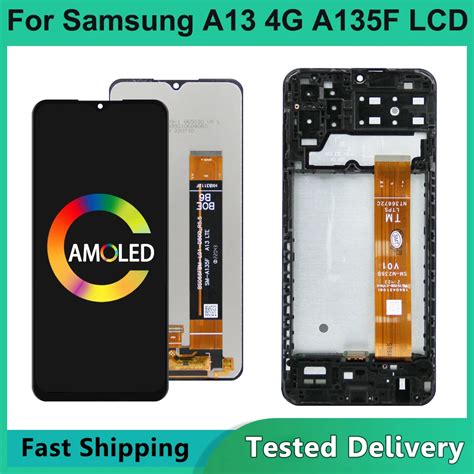 Digitador Do Tela T Ctil Da Exposi O Do LCD Para Samsung A13 LTE A135U