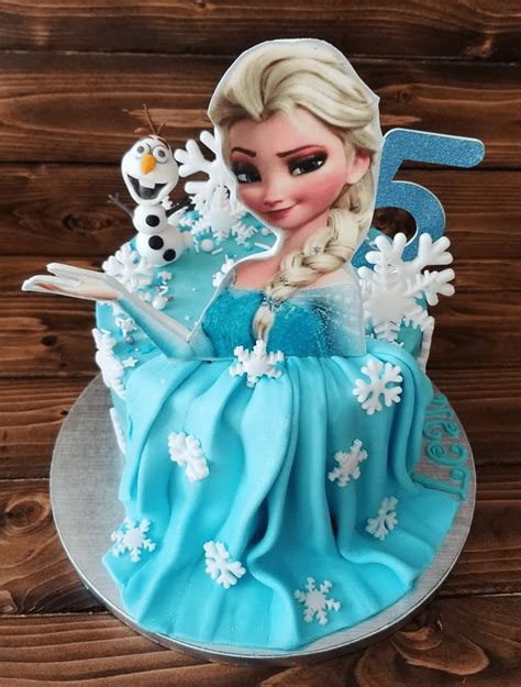 Disneys Elsa Birthday Cake Ideas Images Pictures