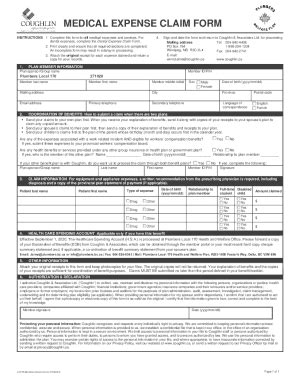 Fillable Online Medicare Medical Claim Reimbursement Form Fax Email