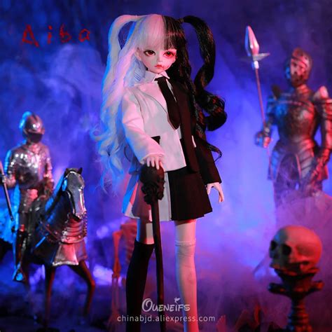 Aiba 1 4 Bjd Doll Shuga Fairy Fullset Resin Material Dolls Black White