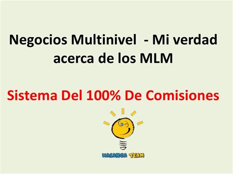 Negocios Multinivel Mi Verdad Acerca De Los Mlm Wasanga 100 By