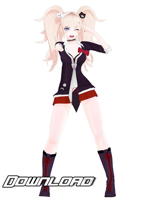 Mmd Enoshima Junko Dl By Ginconomp On Deviantart