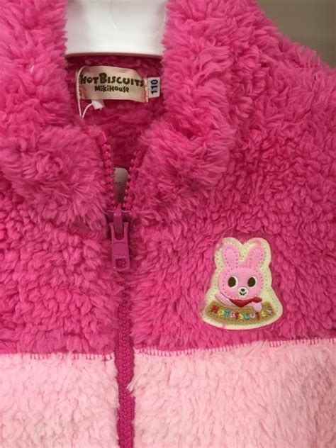 kind親子雜貨日本 mikihouse Hot Biscuits 兔兔 毛毛 外套 保暖現貨 Yahoo奇摩拍賣