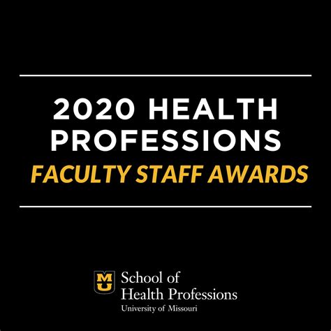 2020 Health Professions Faculty And Staff Awards Held Via Zoom