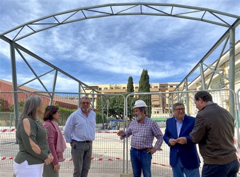 Avanzan A Buen Ritmo Las Obras De La Cubierta Del Ceip Andaluc A De