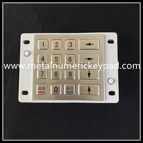 Waterproof X Matrix Metal Numeric Keypad Keys R Interface