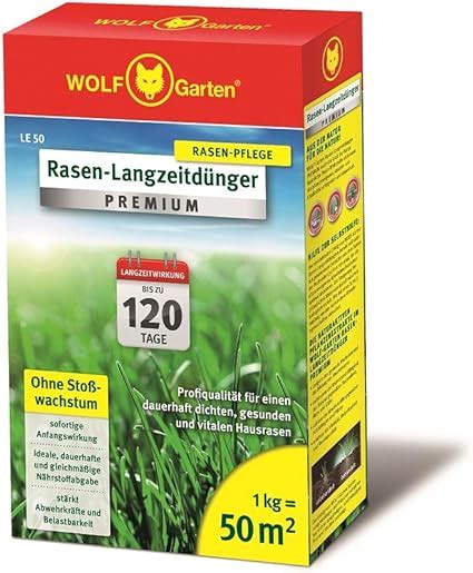 Wolf Garten Wolf Garten Rasen Langzeitd Nger Premium Tage Le