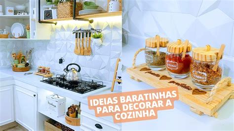 IDEIAS Fáceis e Baratas para DECORAR a COZINHA DECORANDO MINHA