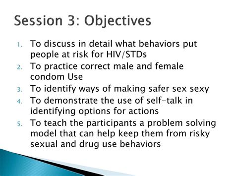 Ppt Safer Sex Skills Building An Evidence Based Intervention Powerpoint Presentation Id 2710941