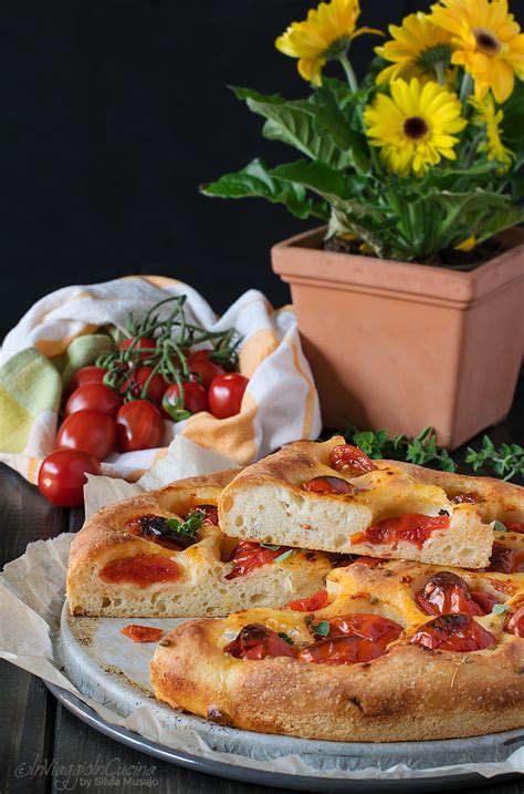 Apulian Or Bari Focaccia In Viaggio In Cucina