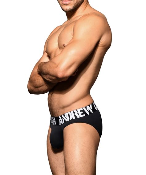 Andrew Christian Almost Naked Power Rib Brief Black Andrew Christian Underwear Undies4men