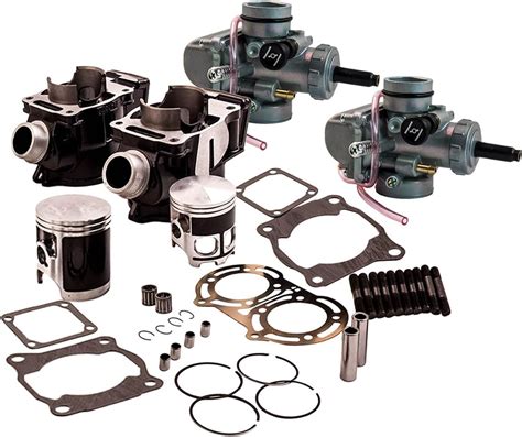 Amazon Cylinder Piston Gasket Kit With 2pcs Carburetors ATV