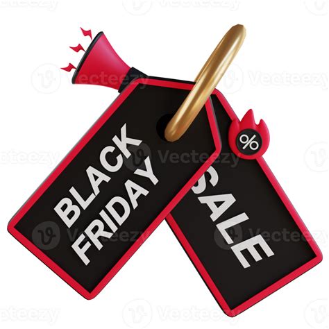 3D Black Friday Icon 14972877 PNG