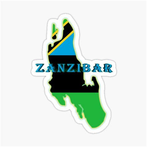 "Zanzibar flag with a Flag Map Tanzania realist essential 3D Classic ...