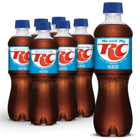 RC® Cola Soda Bottles 6 Pack / 16.9 fl oz, 6 pk / 16.9 fl oz - Kroger