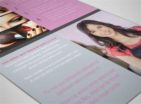 Makeup Artist Brochure Template Free Saubhaya Makeup