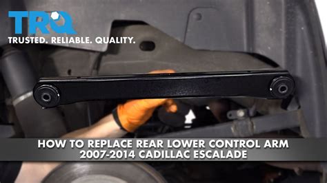 How To Replace Lower Rear Control Arm 2007 2014 Cadillac Escalade YouTube