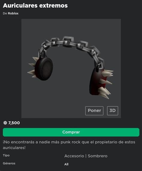 Auriculares extremos Wiki Roblox Amino en Español Amino