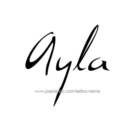 Ayla Name Tattoo Designs Tattoo Designs Name Tattoos Name Tattoo