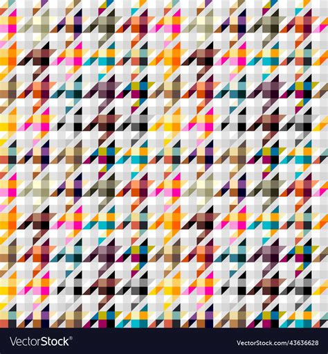 Geometric Abstract Pattern Intersection Style Vector Image