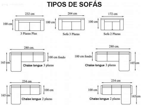 Tama Os Y Planos De Sof S Y Sillones Construccion Y Manualidades