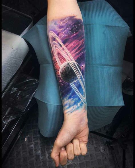 Amazing Saturn Tattoos With Meanings Ideas Body Art Guru