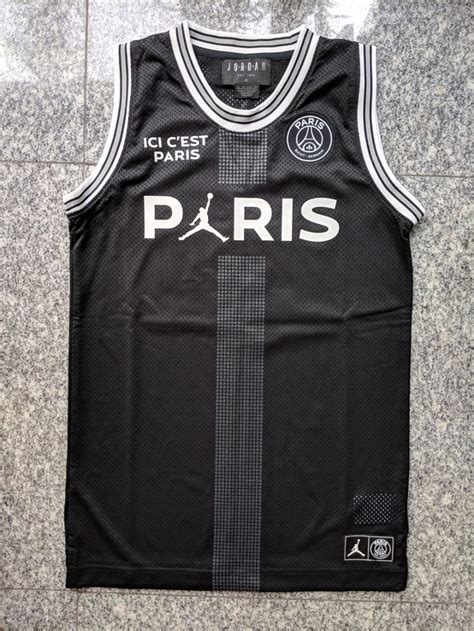 Instock Jordan X Psg Limited Edition Collaboration Basketball Jersey