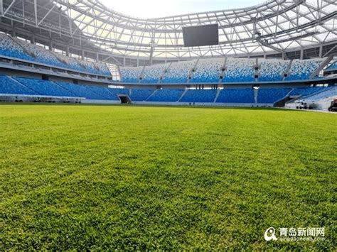 The Youth Football Stadium in Chengyang District, Qingdao has basically ...