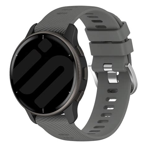 Garmin Vivoactive Silikonarmband Dunkelgrau Smartwatcharmbaender De