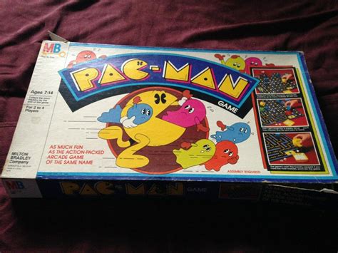 Vintage pac-man board game 1982 Milton Bradley retro blue ghosts ...