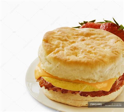 Sausage Egg and Cheese Sandwich — appetizing, nutrient - Stock Photo ...