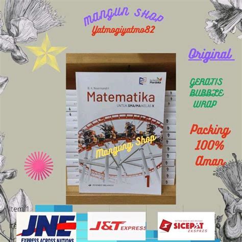 Jual Buku Matematika Kelas X Sma Kurikulum Merdeka Erlangga Di