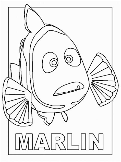 Free Printable Coloring Pages Finding Nemo