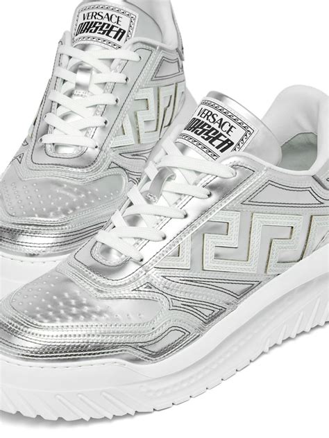 Versace Greca Odissea Sneakers Silver Farfetch