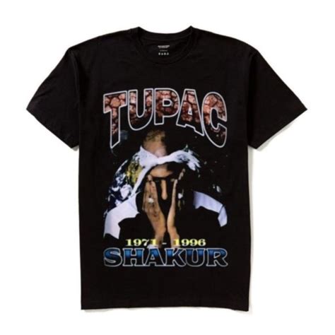 Kaos Baju Tupac Rap Tee 2pac Amaru Shakur All Eyez On Me Tshirt Vintage Oversize Pria Wanita