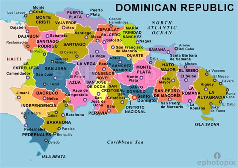 Dominican Republic Map - TravelsFinders.Com