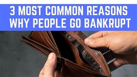 Most Common Reasons Why People Go Bankrupt Attention Trust