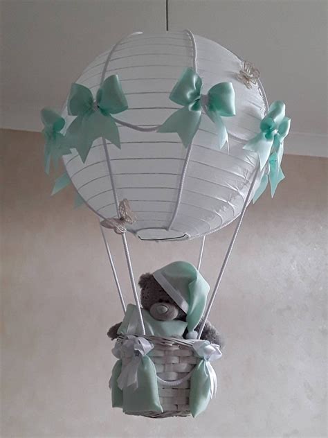 Hot Air Balloon Light Shade In Mint Toy Is NOT Included Etsy