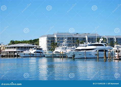 Marina At The Gulf Of Mexico Key West On The Florida Keys Editorial