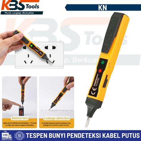 Jual Tespen Bunyi Pendeteksi Kabel Putus Testpen Ac Dc Buzzer Non