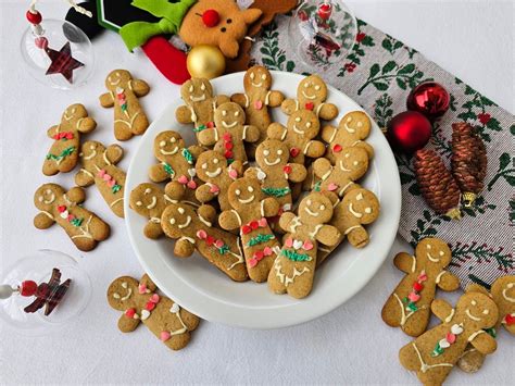 Biscoito De Natal Americano Gingerbread Cookies Para Sua Festa