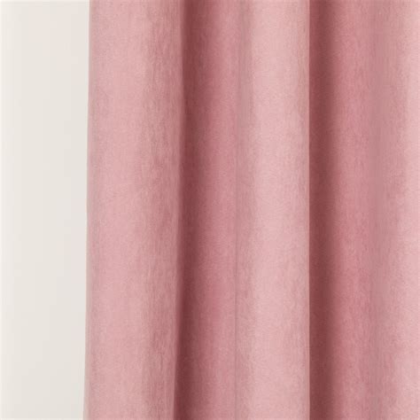 Cortina Camur A Ante Lisa Tamanho Cortinas X Cm Cores Rosa Palo