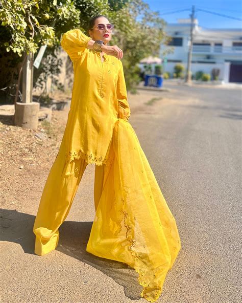 Ayesha Gul | Embrace Bold Colours Fearlessly. @foziakhalid_official