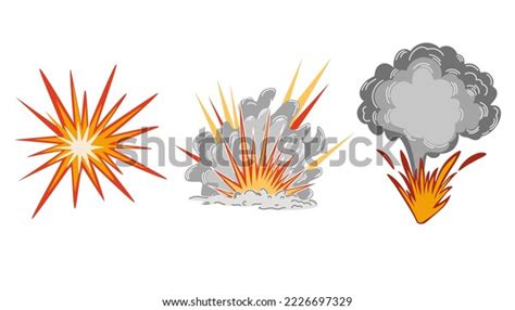 Explosion Set Cartoon Dynamite Bomb Explosion Stock Vector (Royalty Free) 2226697329 | Shutterstock