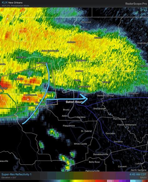 NWS New Orleans On Twitter KLIX Super Res Reflectivity 1 5 20 AM