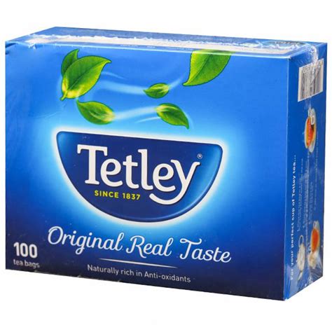 Tetley Tea Original Real Taste 100 Tea Bags Driftbasket