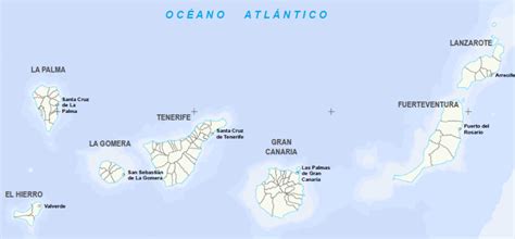 Canary Islands On World Map